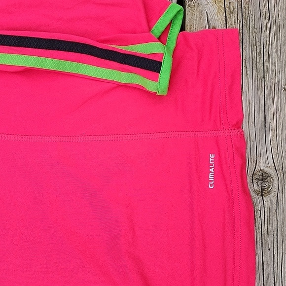 ADIDAS Climalite Medium  pink running shirt - Picture 11 of 11